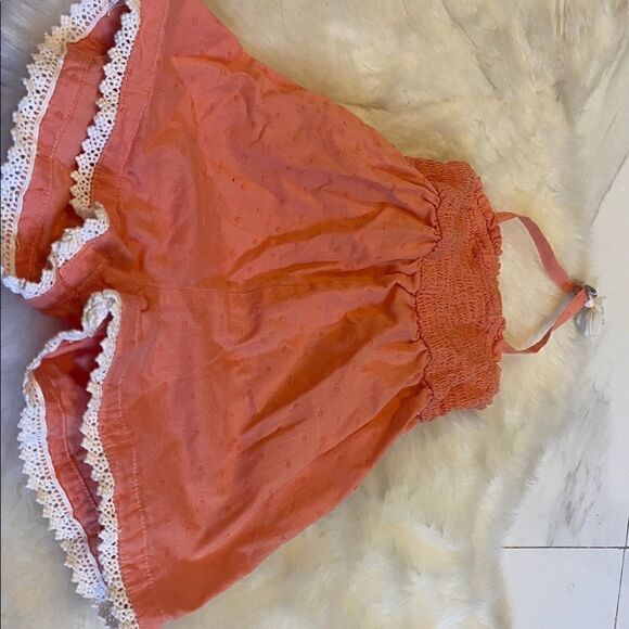 [shabby chic] baby girl halter romper BNWOT #10 - Picture 4 of 8